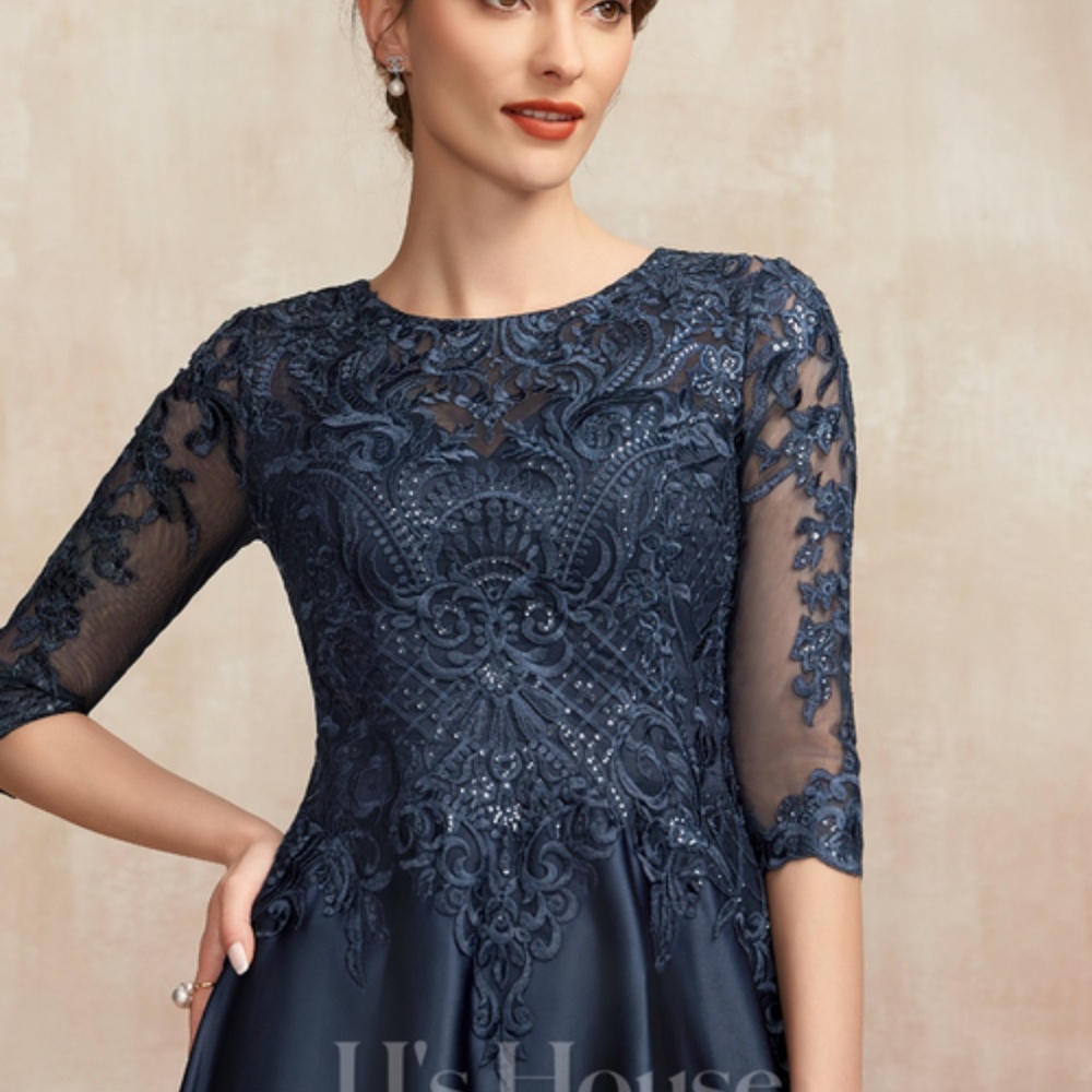 Navy cocktail dress